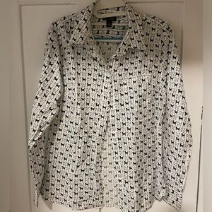 Cute Kitty Cat Button down Shirt